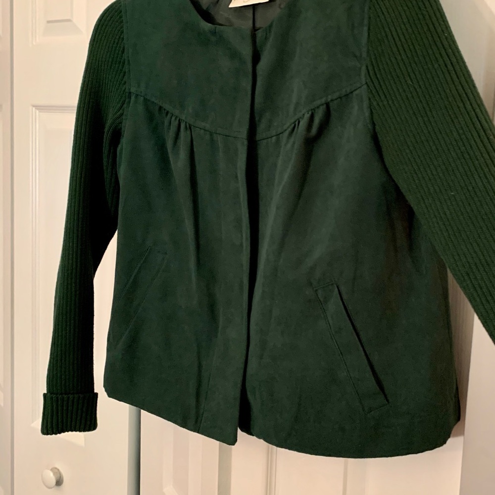 Vintage Green Suede Jacket